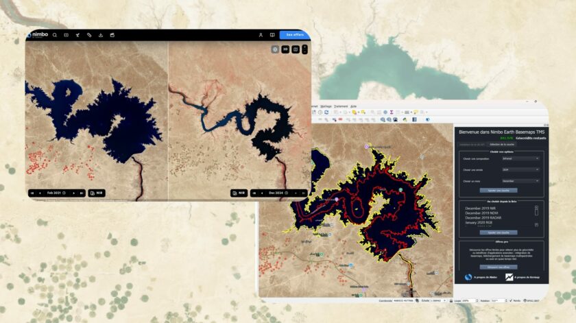 Drought analysis using nimbo satellite imagery